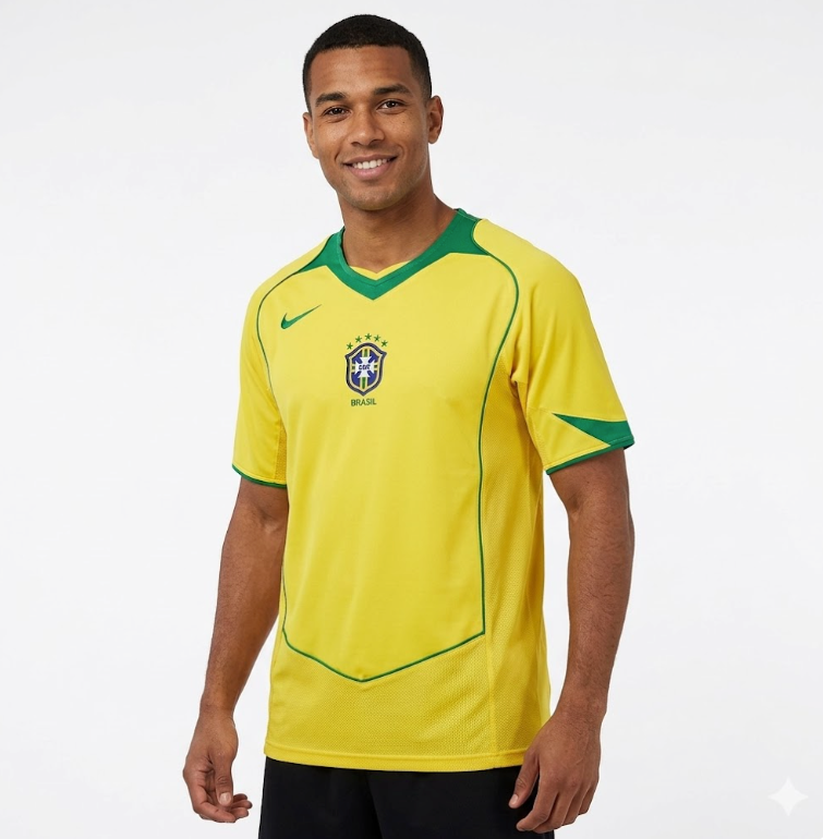 CAMISA RETRO BRASIL TOTAL 90
