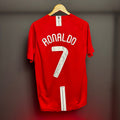 CAMISA MANCHESTER UNITED RETRO 2008 - RONALDO